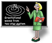 Maestro de la historieta explica las ondas gravitacionales en la pizarra