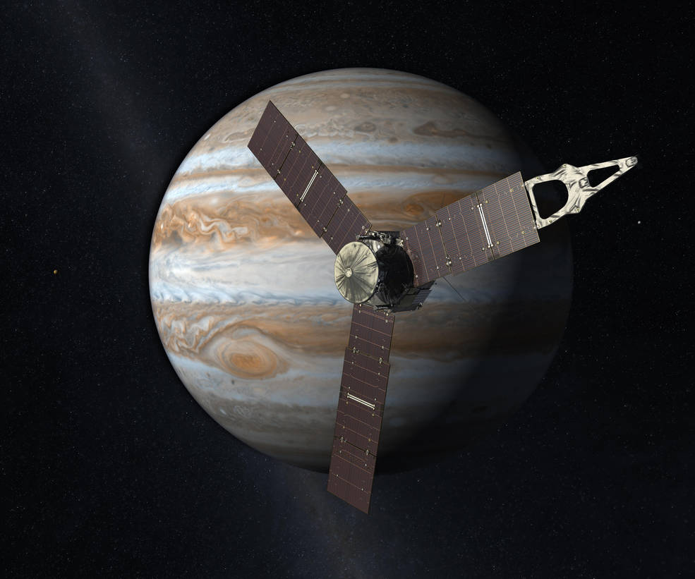 Illustration of NASA's Juno spacecraft.