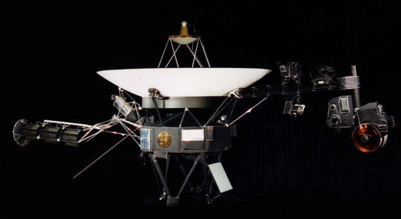 An image of one of NASA's two Voyager spacecraft.