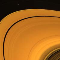 Rings showing Cassini Division