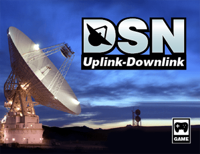 Game box art for the game DSN Uplink-Downlink.