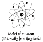 Model of an atom.
