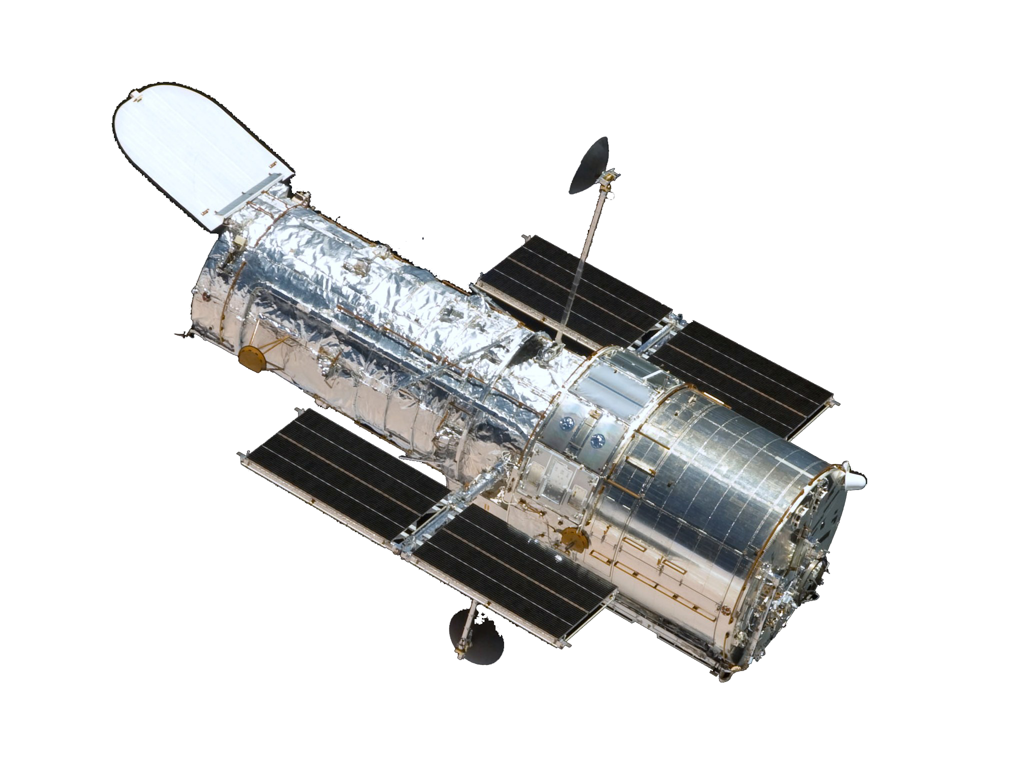 Una foto de la nave espacial del Telescopio Espacial Hubble.