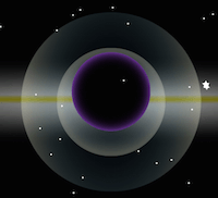 cartoon of a black hole