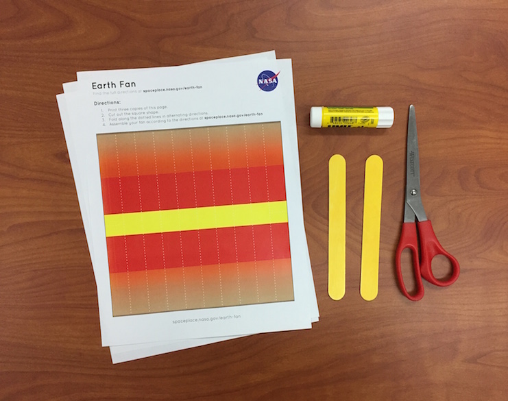 Make a Fan with Earth's Layers | NASA Space Place – NASA Science for Kids