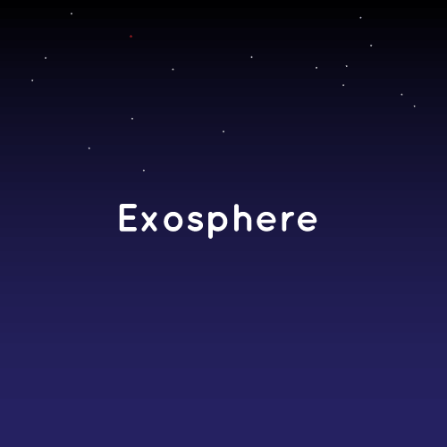 exosphere layer of the atmosphere