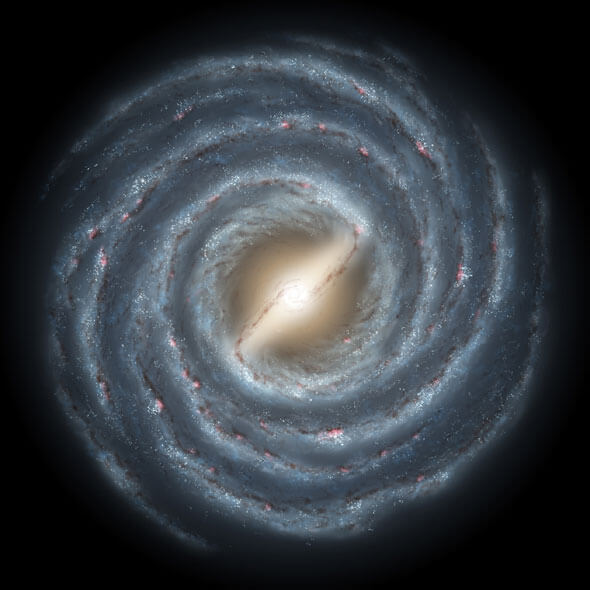 Illustration of our galaxy, the Milky Way.