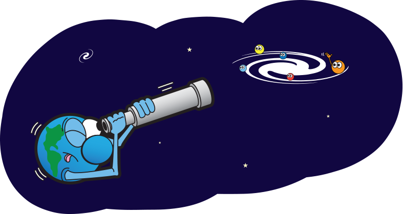 solar system star clip art animations