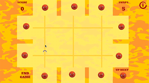 this animated gif shows the basics of the gameplay, matching protons and neutrons to get the fusion reaction happening