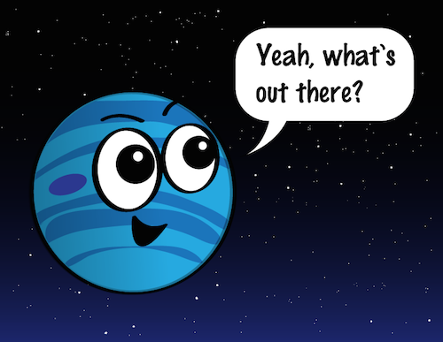 cartoon asteroid belt