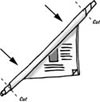 Enrolla el periódico alrededor del lápiz, de una esquina a la otra, en diagonal.