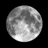 La animación muestra a la Luna pasando por todas sus fases.