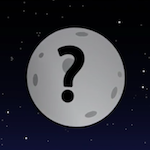 an illustration of a planet with a question mark on the surface