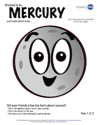 thumbnail image of first page of Mercury planet mask activity