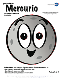 imagen en miniatura de la primera página de la actividad de la máscara del planeta Mercurio