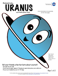 thumbnail image of first page of Uranus planet mask activity
