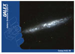 GALEX image of spiral galaxy NGC 55.