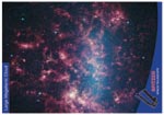 Small image of Large Megellanic Cloud postcard.