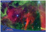 Small image of rosette Nebula postcard.