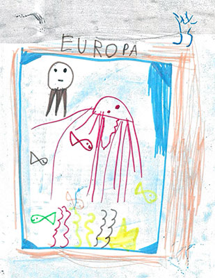 Presentación de arte para el Europa Clipper Art Challenge.
Presentación de arte para el Europa Clipper Art Challenge.