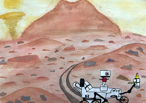 Art submission for the Mariner 4 Art Challenge.