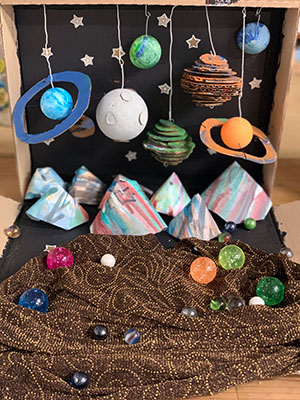 Presentación de arte para el desafío SPHEREx.