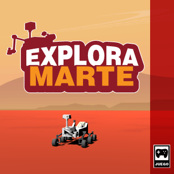 Game box art for the game Explore Mars.