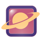 Illustration of Saturn that links to the Space Place Solar System menu.