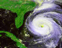 Image of a hurricane.