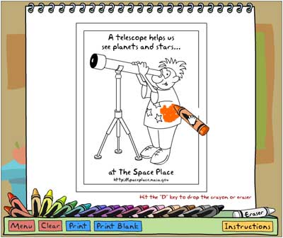 coloring book  nasa space place – nasa science for kids