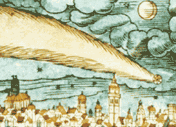 17th century woodcut of Comet Halley