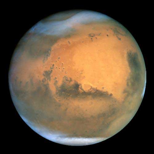 Image of full disc of Mars