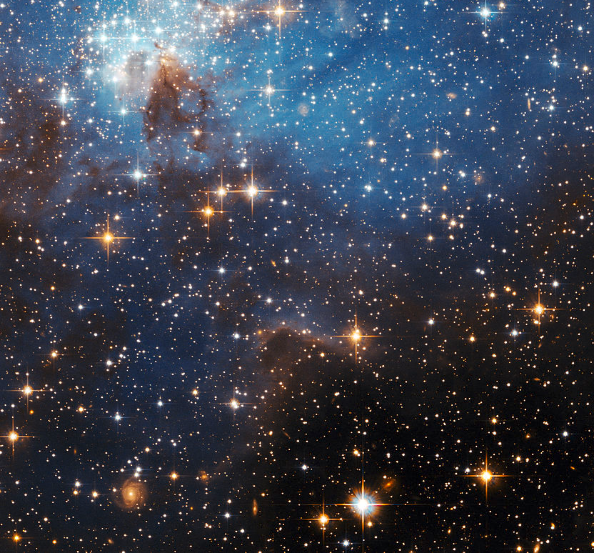 Imagen del espacio con el telescopio Hubble. Crédito Nasa/ESA.