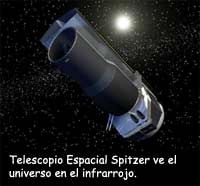 Telescopio Espacial Spitzer ve el universo en el infrarrojo.