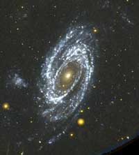 GALEX image of spiral galaxy.