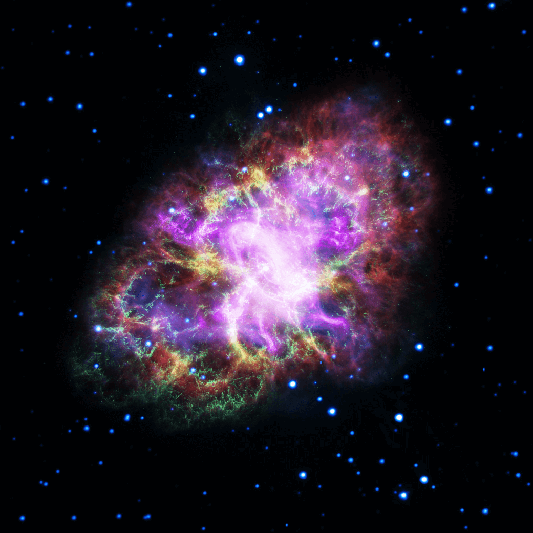 Imagen de la Nebulosa del Cangrejo.