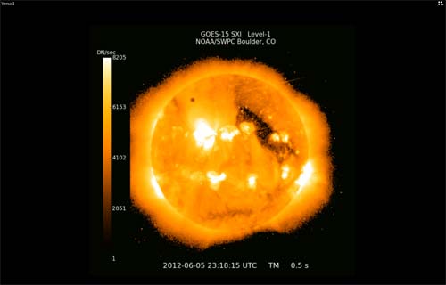 Haz clic aquí para ver el vídeo del tránsito de Venus en 2012.