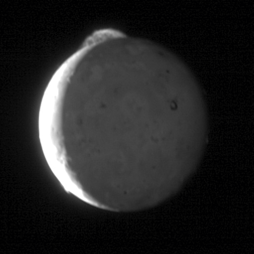 animated gif of erupting plume on Io
