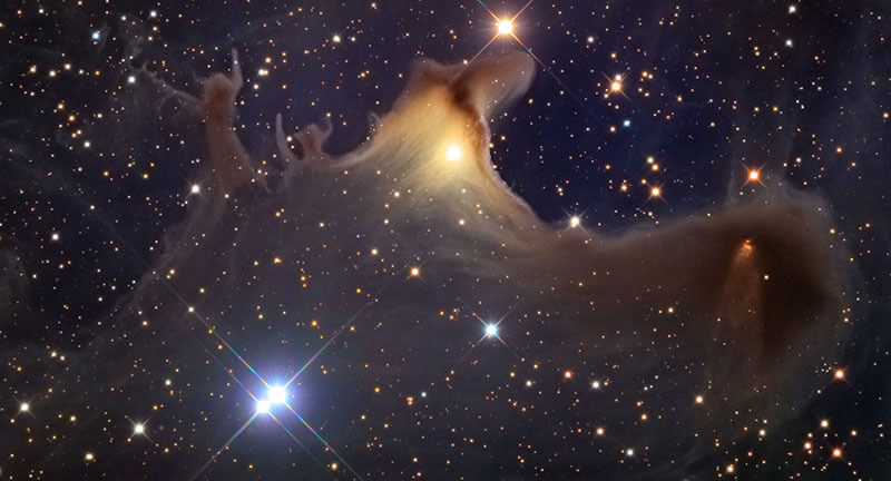 Nebula that looks like a ghost.