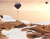 Robot globo en Marte.