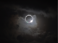 photo of solar eclipse
