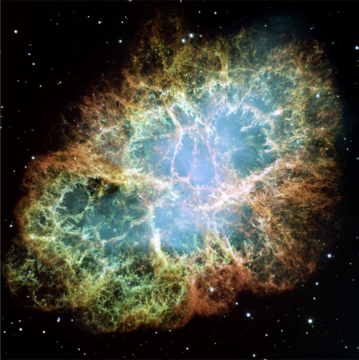 an image of the Crab Nebula