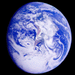Apolo foto de la Tierra