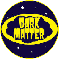 imagen de un logo ficticio para materia oscura